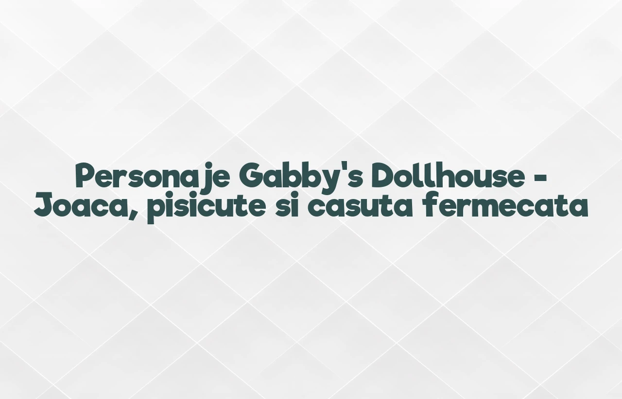 personaje gabby's dollhouse