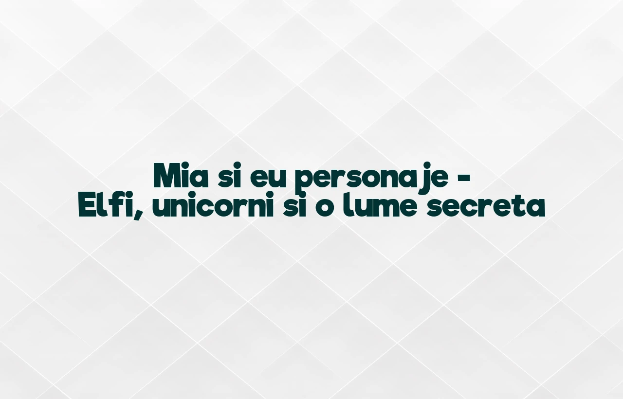 mia si eu personaje