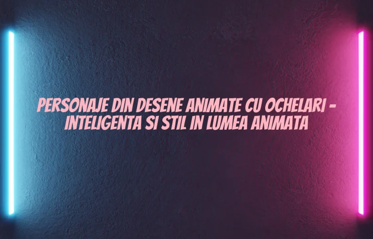 personaje din desene animate cu ochelari