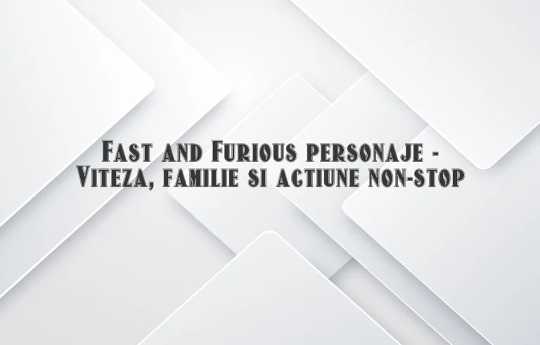 fast and furious personaje