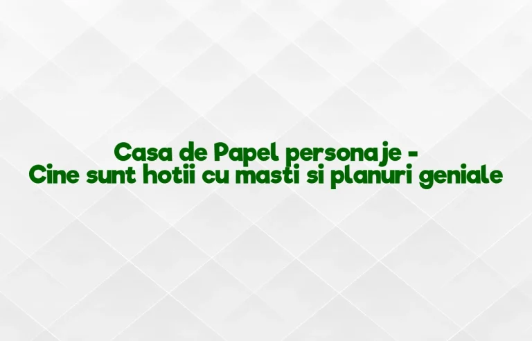 casa de papel personaje